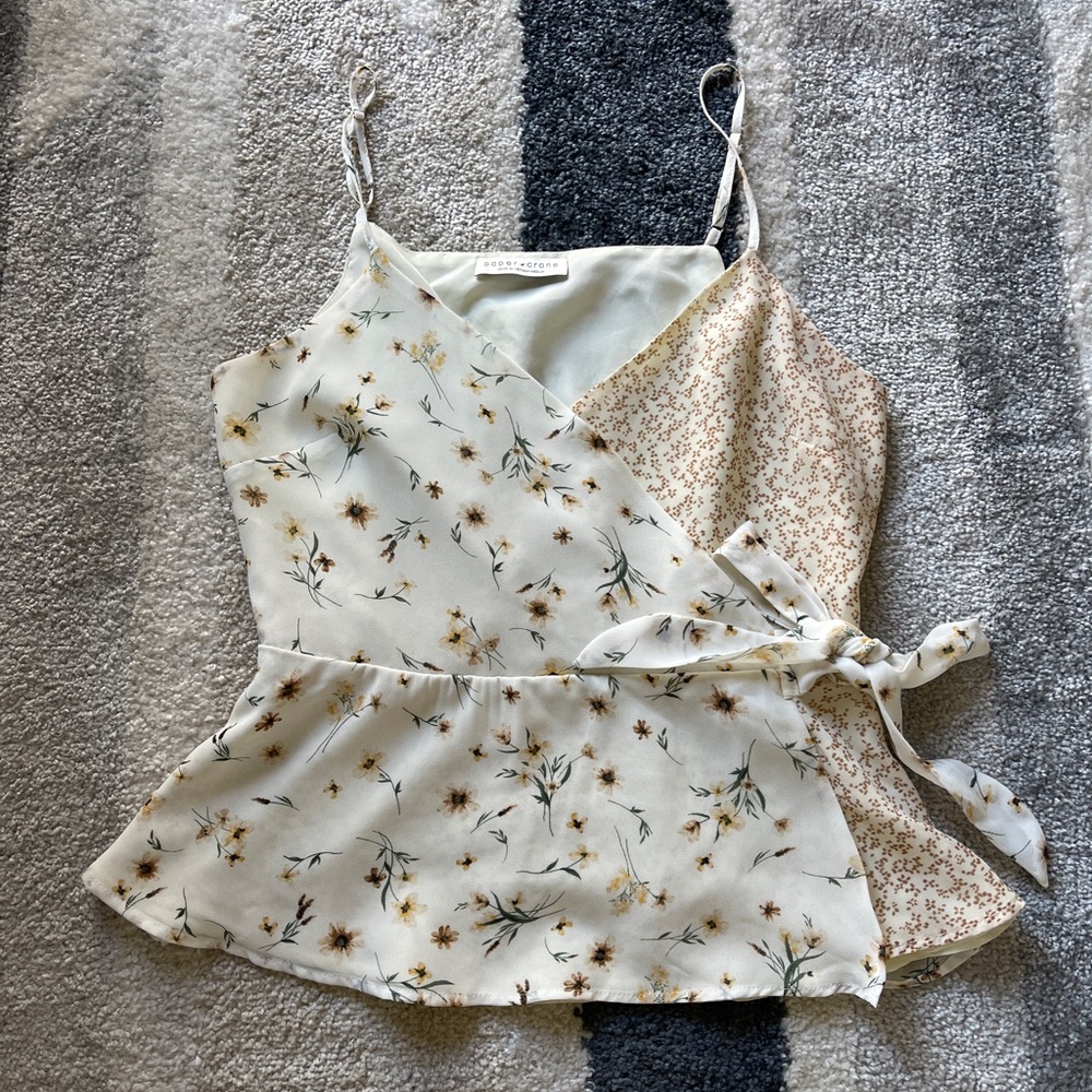 Paper Crane Peplum Top